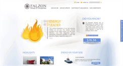 Desktop Screenshot of falzongroup.com