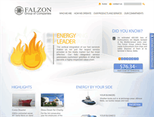 Tablet Screenshot of falzongroup.com